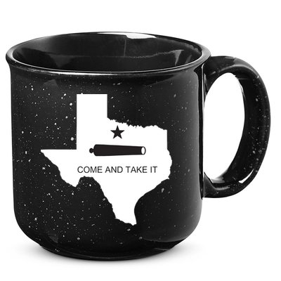 Texas Come And Take It Flag Canon 1836 State 15oz Campfire Ceramic Mug