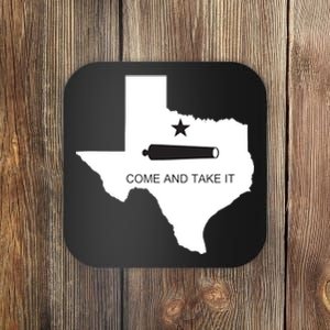 Texas Come And Take It Flag Canon 1836 State Coaster