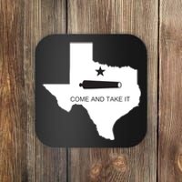 Texas Come And Take It Flag Canon 1836 State Coaster