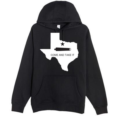 Texas Come And Take It Flag Canon 1836 State Premium Pullover Hoodie