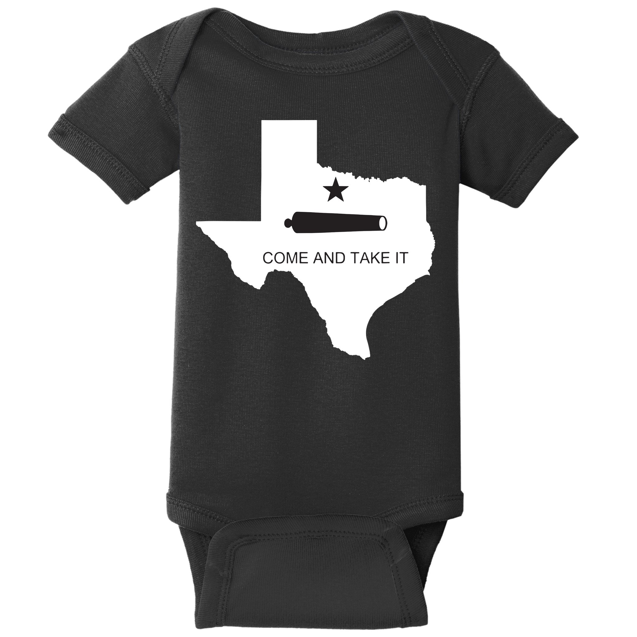 Texas Come And Take It Flag Canon 1836 State Baby Bodysuit