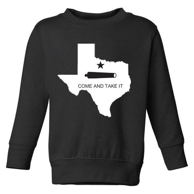 Texas Come And Take It Flag Canon 1836 State Toddler Sweatshirt