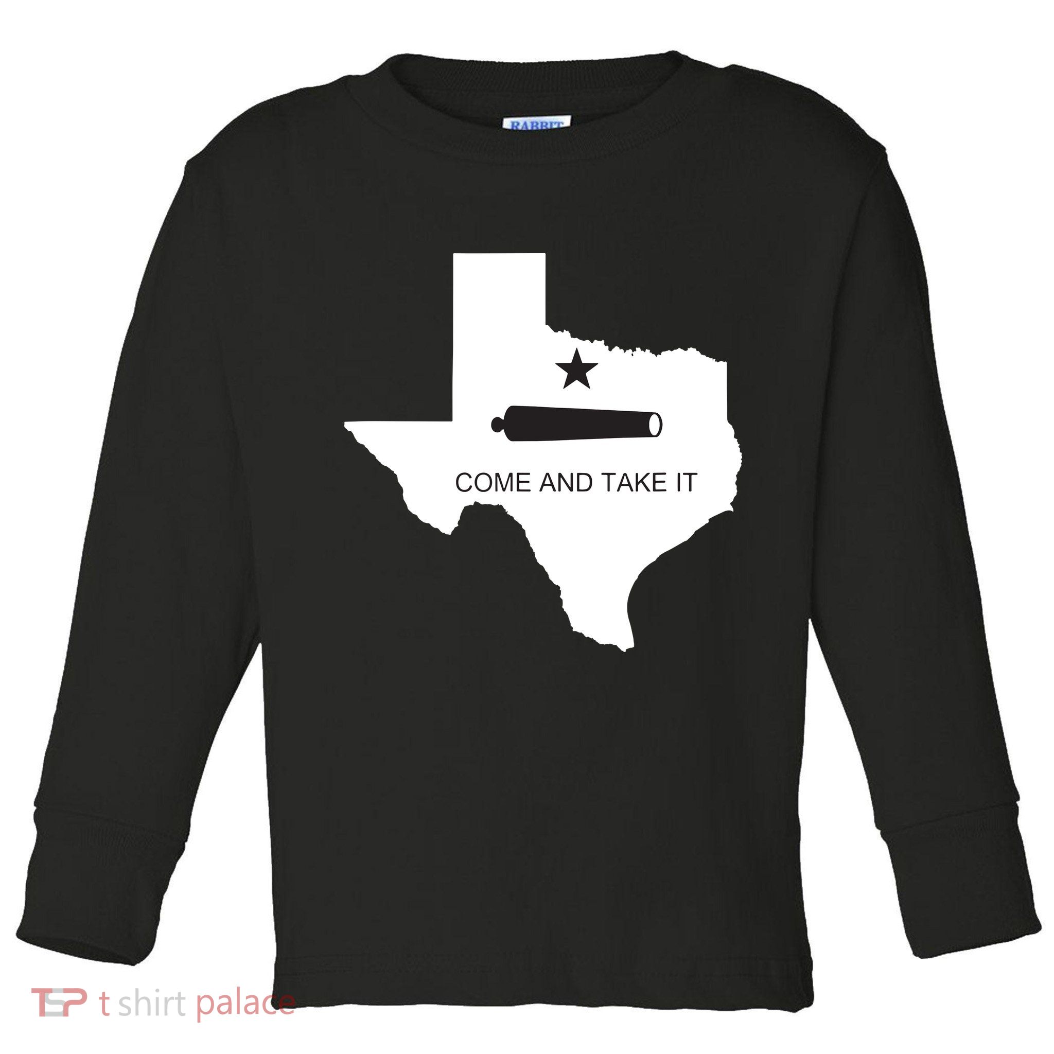 Texas Come And Take It Flag Canon 1836 State Toddler Long Sleeve Shirt
