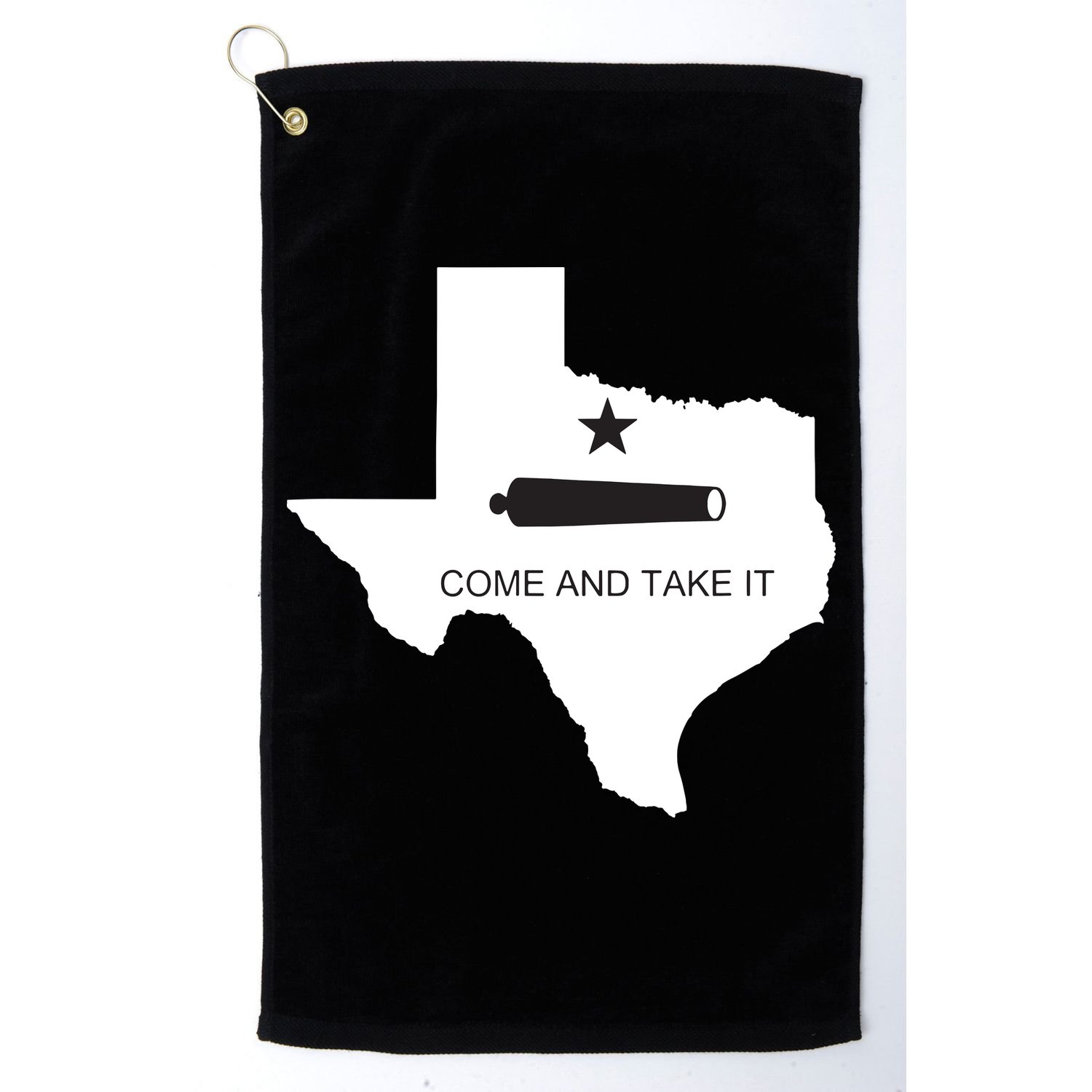 Texas Come And Take It Flag Canon 1836 State Golf Towel