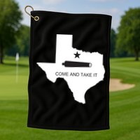 Texas Come And Take It Flag Canon 1836 State Golf Towel