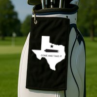 Texas Come And Take It Flag Canon 1836 State Golf Towel
