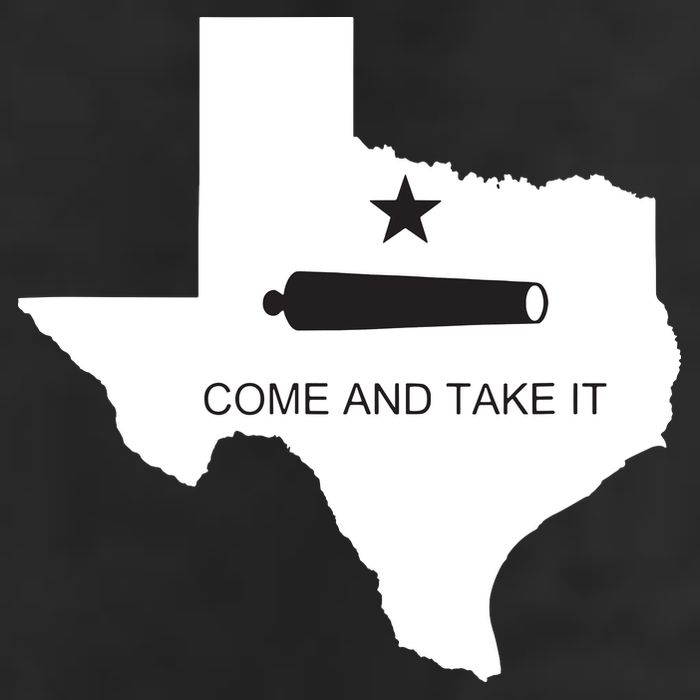 Texas Come And Take It Flag Canon 1836 State Golf Towel