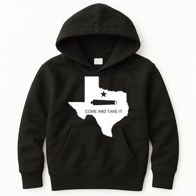Texas Come And Take It Flag Canon 1836 State Kids Hoodie