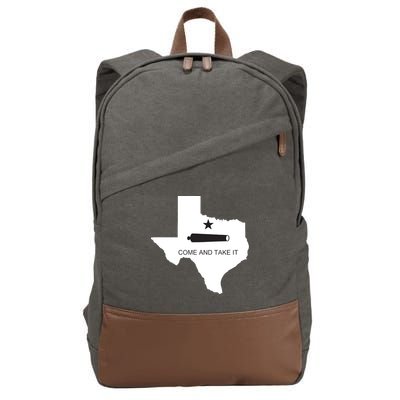 Texas Come And Take It Flag Canon 1836 State Cotton Canvas Backpack