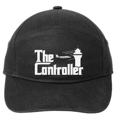 The Controller Air Traffic Control Aircraft Atc Airfield= 7-Panel Snapback Hat