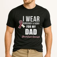 Throat Cancer Awareness Ribbon For My Dad Cooling Performance Crew T-Shirt