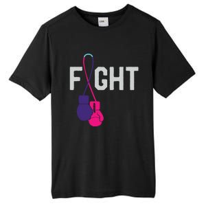 Thyroid Cancer Awareness Day Ribbon Month Survivor Fighter Gift Tall Fusion ChromaSoft Performance T-Shirt