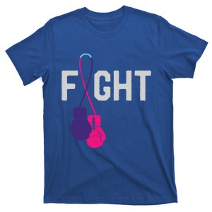 Thyroid Cancer Awareness Day Ribbon Month Survivor Fighter Gift T-Shirt