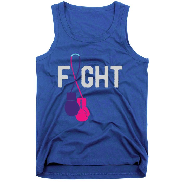 Thyroid Cancer Awareness Day Ribbon Month Survivor Fighter Gift Tank Top