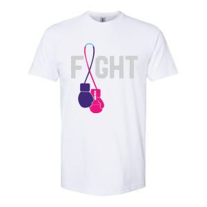 Thyroid Cancer Awareness Day Ribbon Month Survivor Fighter Gift Softstyle CVC T-Shirt