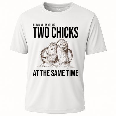 Two Chicks At The Same Time Funny Performance Shirt