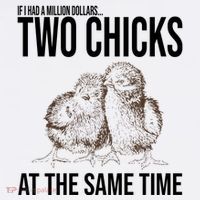 Two Chicks At The Same Time Funny Mesh Reversible Basketball Jersey Tank