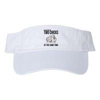 Two Chicks At The Same Time Funny Visor