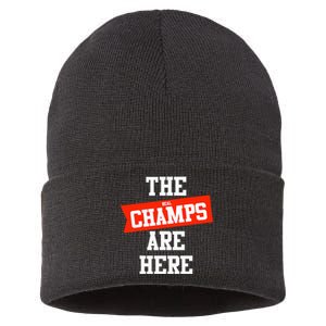 The Champs Are Here Fantasy Winner Sustainable Knit Beanie