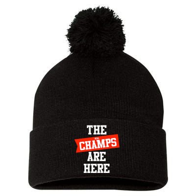 The Champs Are Here Fantasy Winner Pom Pom 12in Knit Beanie