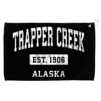 Trapper Creek Alaska Ak Vintage Sports Established Grommeted Golf Towel