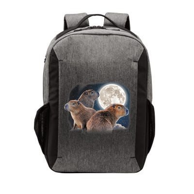 Three Capybaras And Moon Funny Capybara Humor Parody Vector Backpack