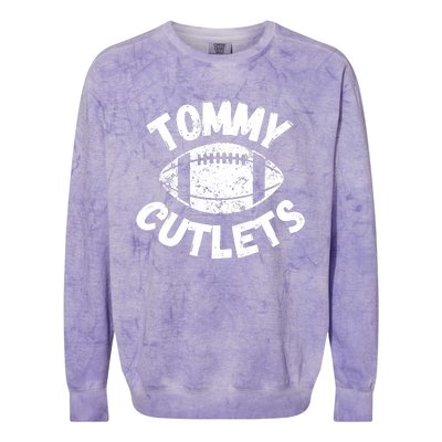 Tommy Cutlets American Sports Football Colorblast Crewneck Sweatshirt