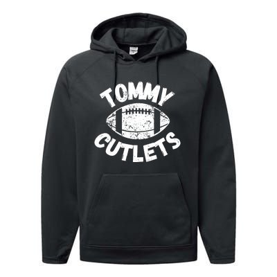 Tommy Cutlets American Sports Football Performance Fleece Hoodie