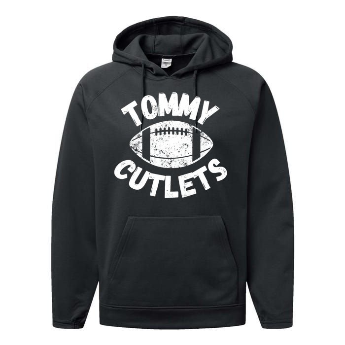 Tommy Cutlets American Sports Football Performance Fleece Hoodie