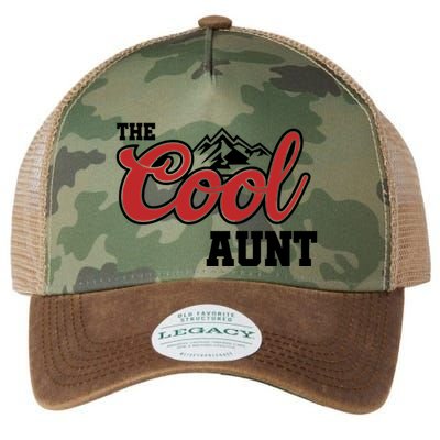 The Cool Aunt Funny Family Beer Lover Joke Legacy Tie Dye Trucker Hat