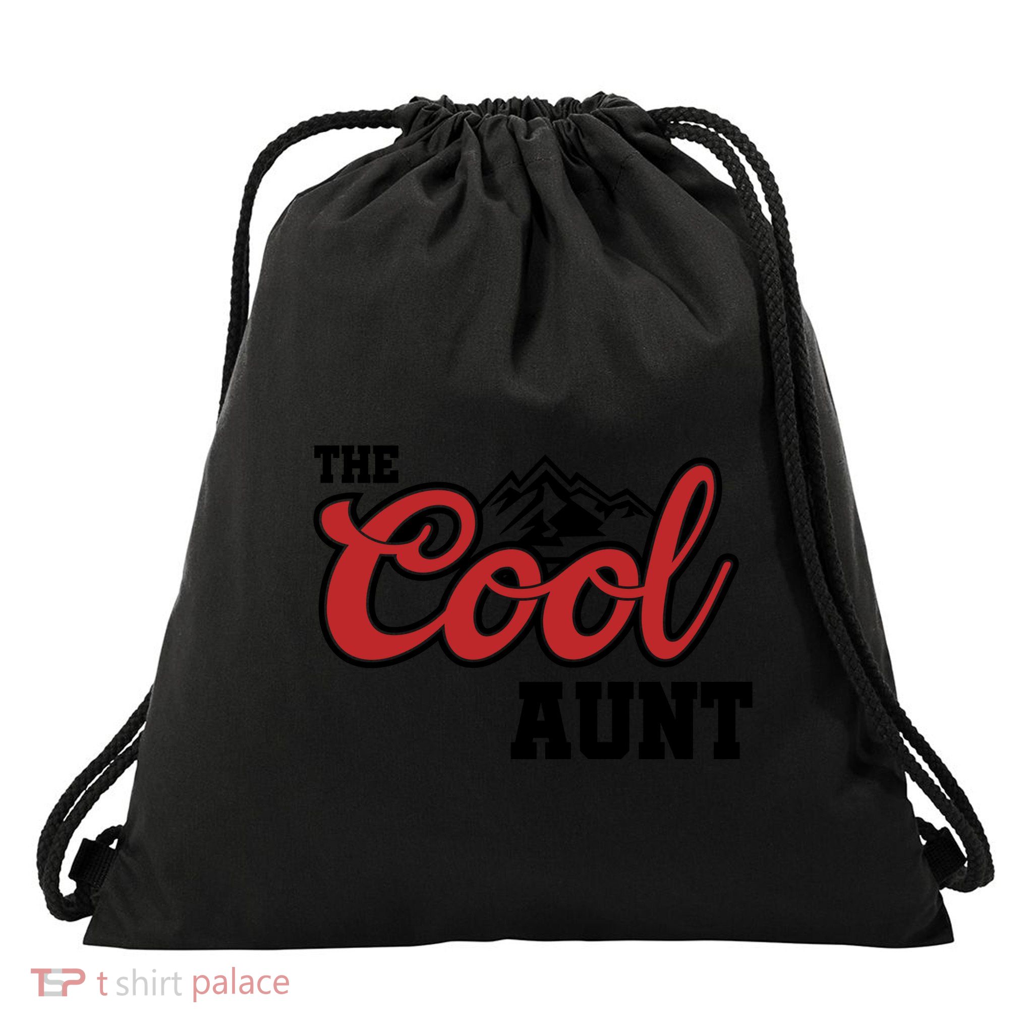 The Cool Aunt Funny Family Beer Lover Joke Drawstring Bag