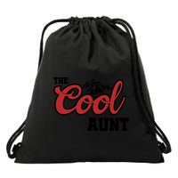 The Cool Aunt Funny Family Beer Lover Joke Drawstring Bag