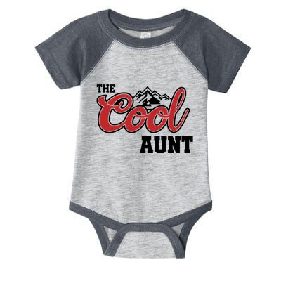 The Cool Aunt Funny Family Beer Lover Joke Infant Baby Jersey Bodysuit