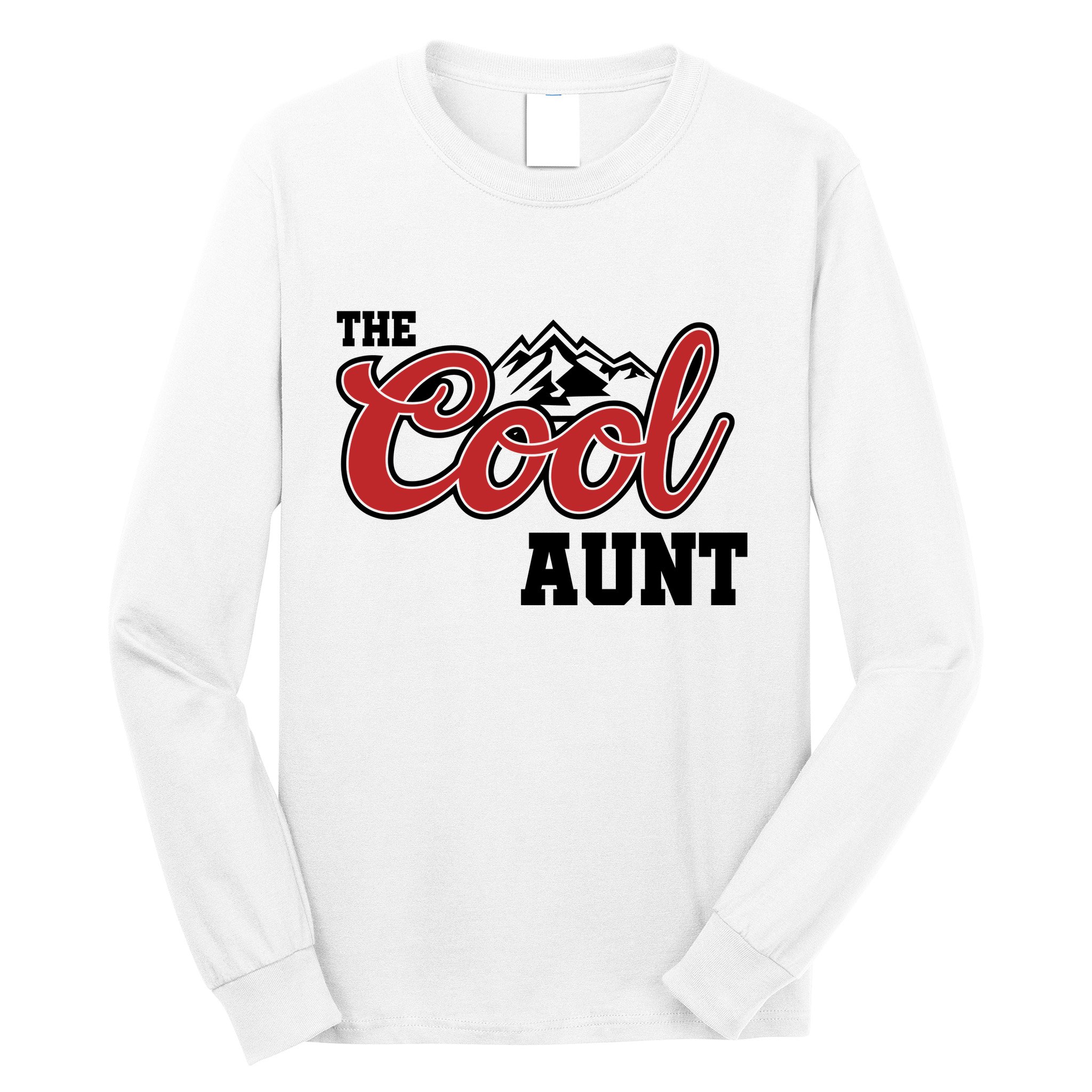 The Cool Aunt Funny Family Beer Lover Joke Long Sleeve Shirt