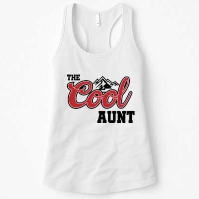 The Cool Aunt Funny Family Beer Lover Joke Womens Tank Top