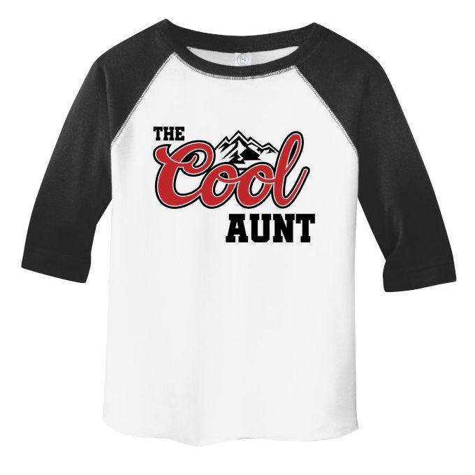 The Cool Aunt Funny Family Beer Lover Joke Toddler Fine Jersey T-Shirt
