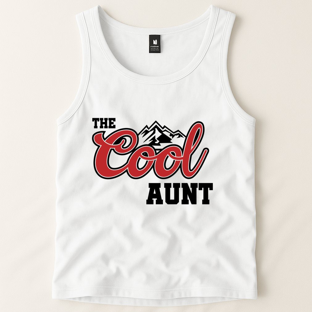 The Cool Aunt Funny Family Beer Lover Joke Tank Top