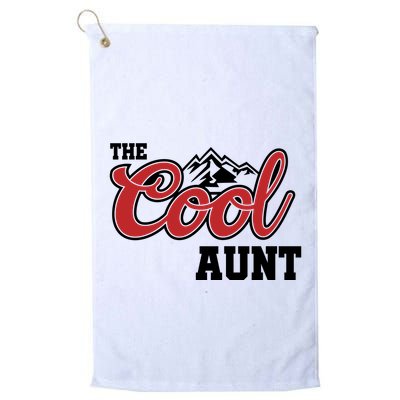 The Cool Aunt Funny Family Beer Lover Joke Golf Towel