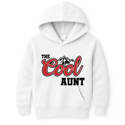 The Cool Aunt Funny Family Beer Lover Joke Kids Hoodie