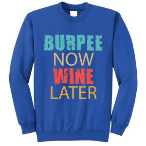 Teal Coral And Yellow Burpee Now Wine Later Adl005b Gift Sweatshirt