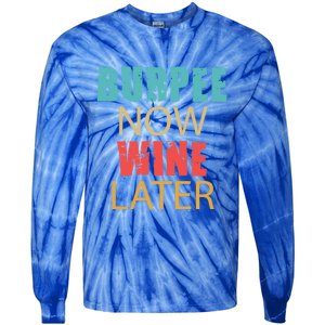 Teal Coral And Yellow Burpee Now Wine Later Adl005b Gift Tie-Dye Long Sleeve Shirt