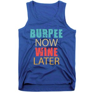 Teal Coral And Yellow Burpee Now Wine Later Adl005b Gift Tank Top