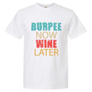 Teal Coral And Yellow Burpee Now Wine Later Adl005b Gift Garment-Dyed Heavyweight T-Shirt