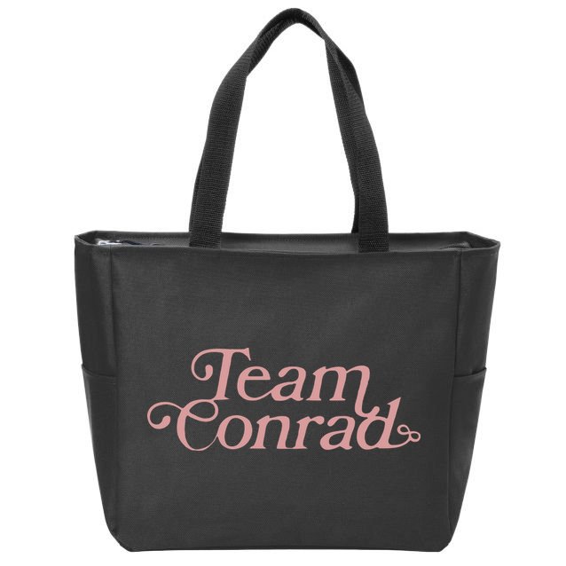 Team Conrad American Eagle Zip Tote Bag