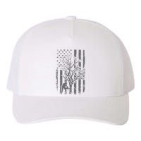 Tree Cutter American Flag Chainsaw Operator Arborist Patriot Yupoong Adult 5-Panel Trucker Hat