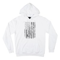 Tree Cutter American Flag Chainsaw Operator Arborist Patriot Hoodie