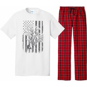 Tree Cutter American Flag Chainsaw Operator Arborist Patriot Pajama Set