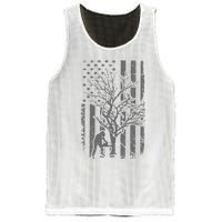 Tree Cutter American Flag Chainsaw Operator Arborist Patriot Mesh Reversible Basketball Jersey Tank