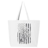 Tree Cutter American Flag Chainsaw Operator Arborist Patriot 25L Jumbo Tote