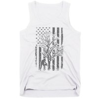 Tree Cutter American Flag Chainsaw Operator Arborist Patriot Tank Top